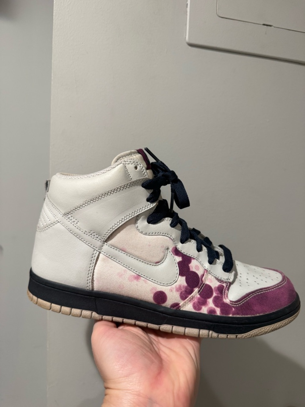 2009 Nike Dunk High Paint Blotting Pack Wmns Shoes Tie Dye Splatter Travis